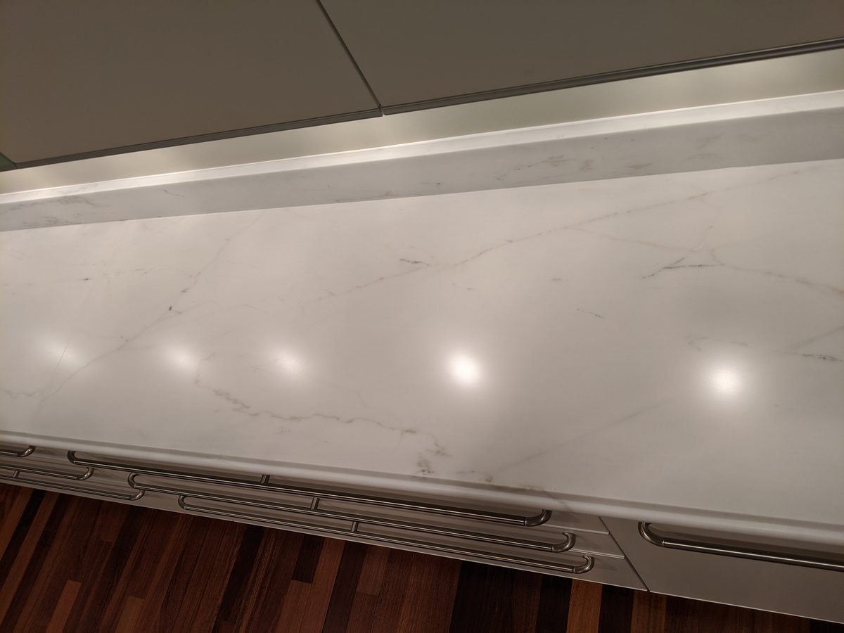 Danby marble countertop with Tuffskin satin finish